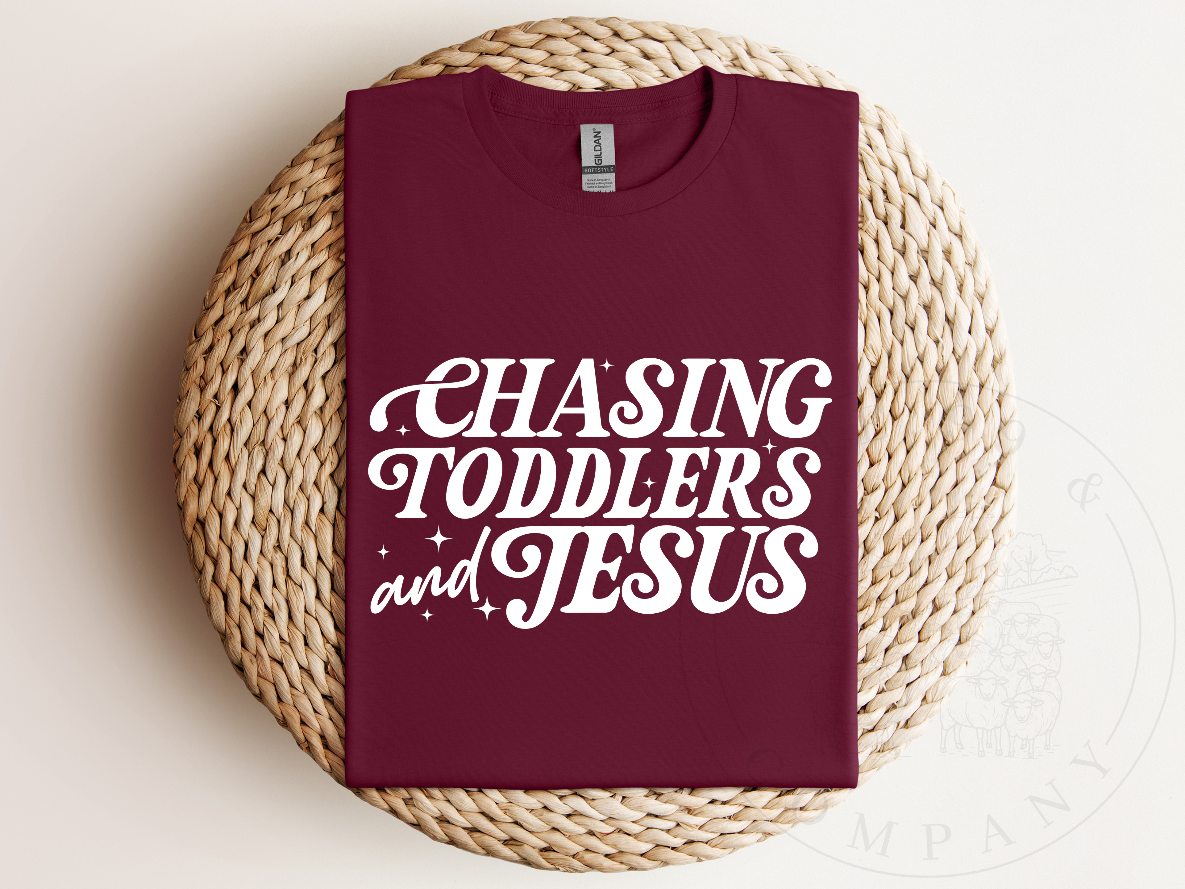 Chasing Toddlers & Jesus Tee