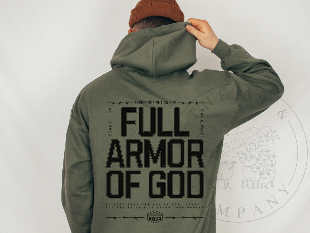 Armor of God Christian Men’s Hoodie