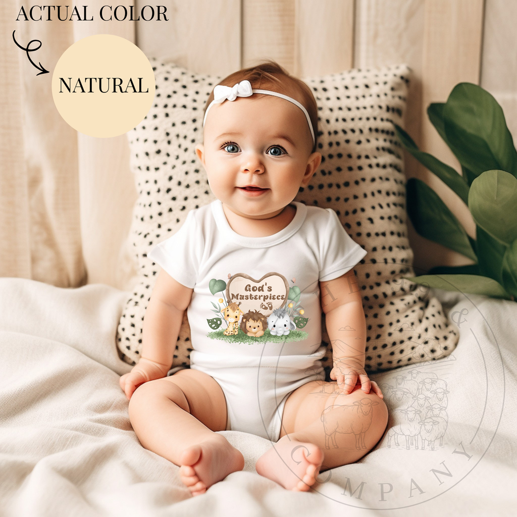 God’s Masterpiece Baby Onesie