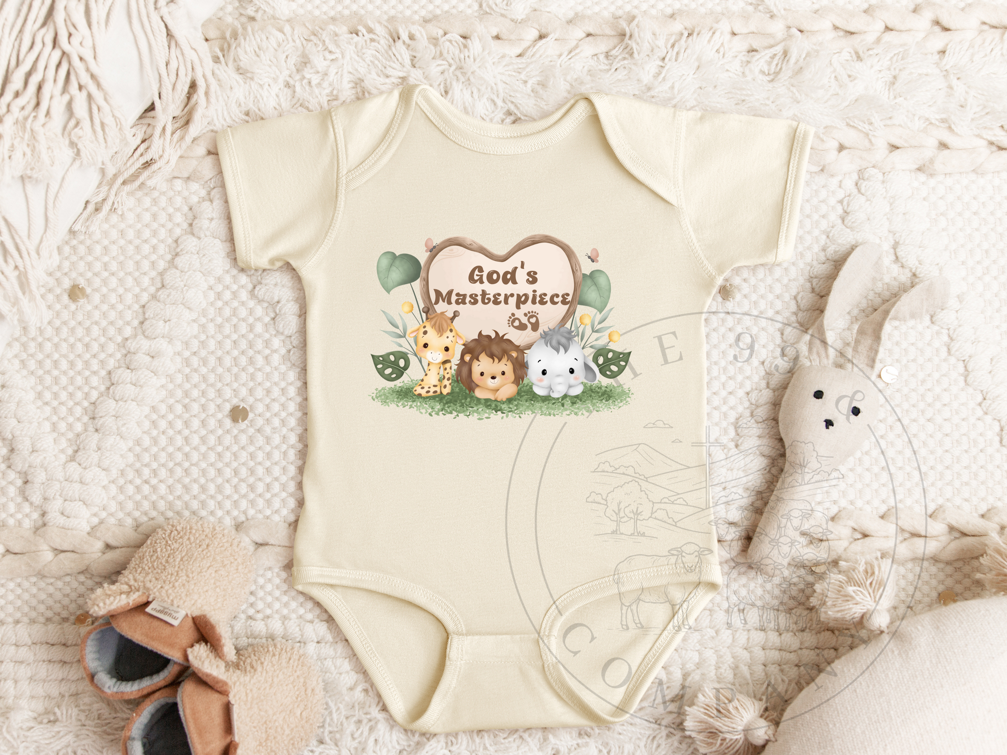 God’s Masterpiece Baby Onesie