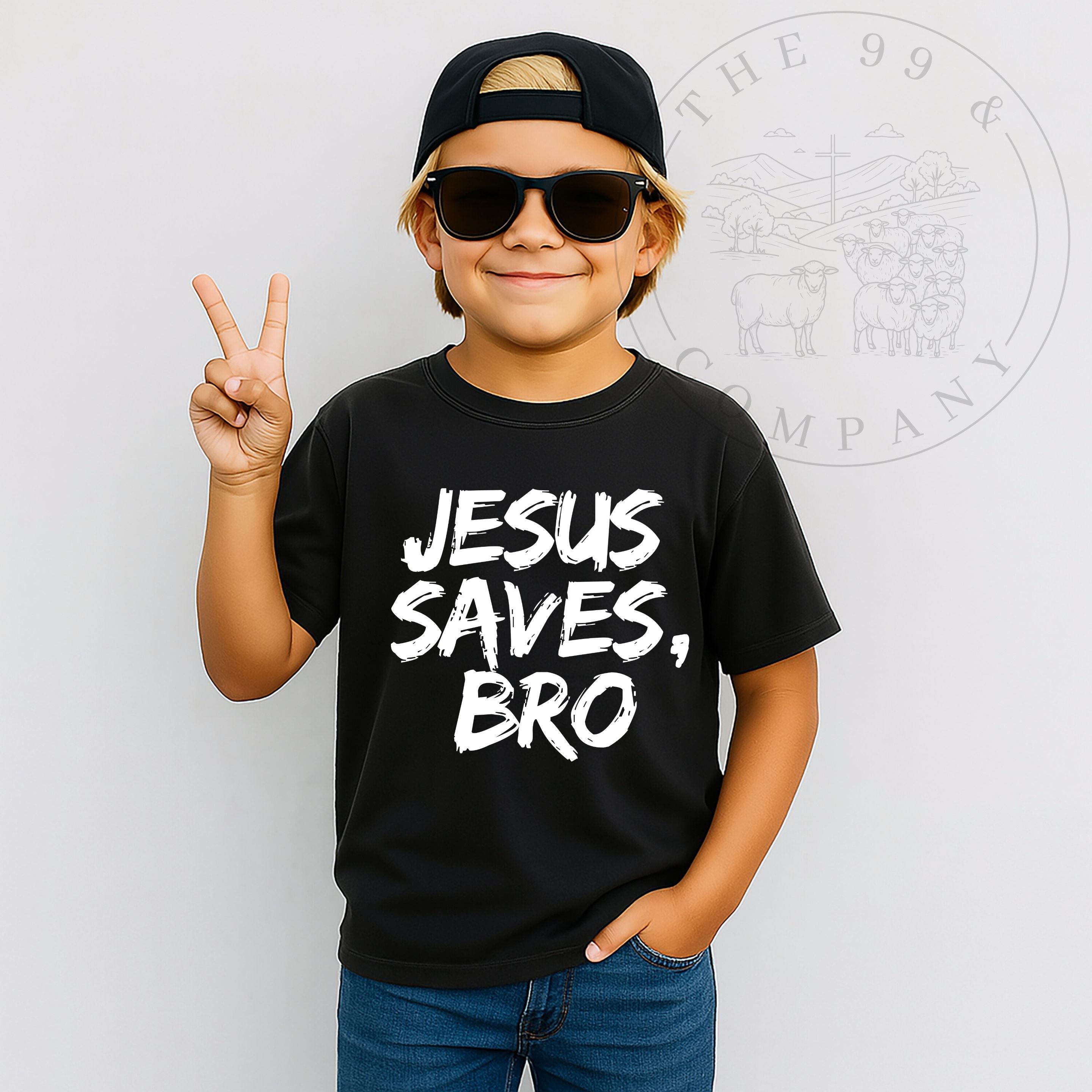 Jesus Saves Bro Kid's Tee